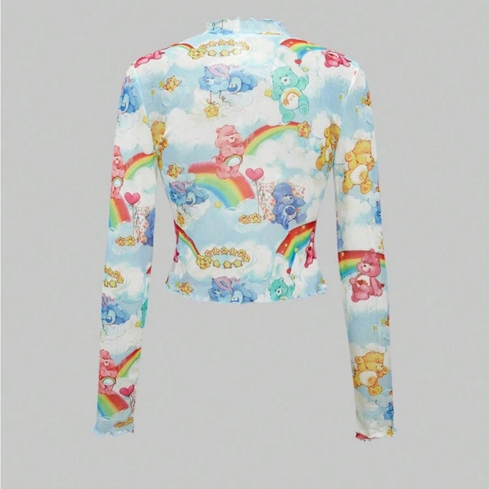 Care Bears Blue and Pink Long Sleeve Tee